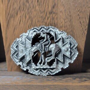 End of The Trail - Vintage EJC Belt Buckle
